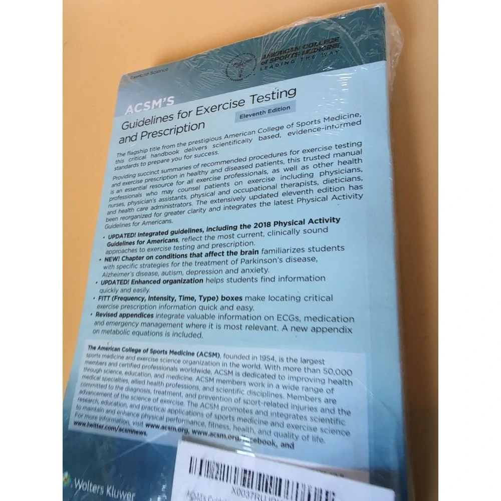 Lippincott Connect-Acsm Ser.: ACSM's Guidelines for‎ Exercise Testing and...